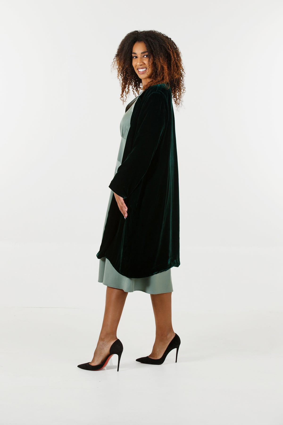 Brooklyn Velvet Coat