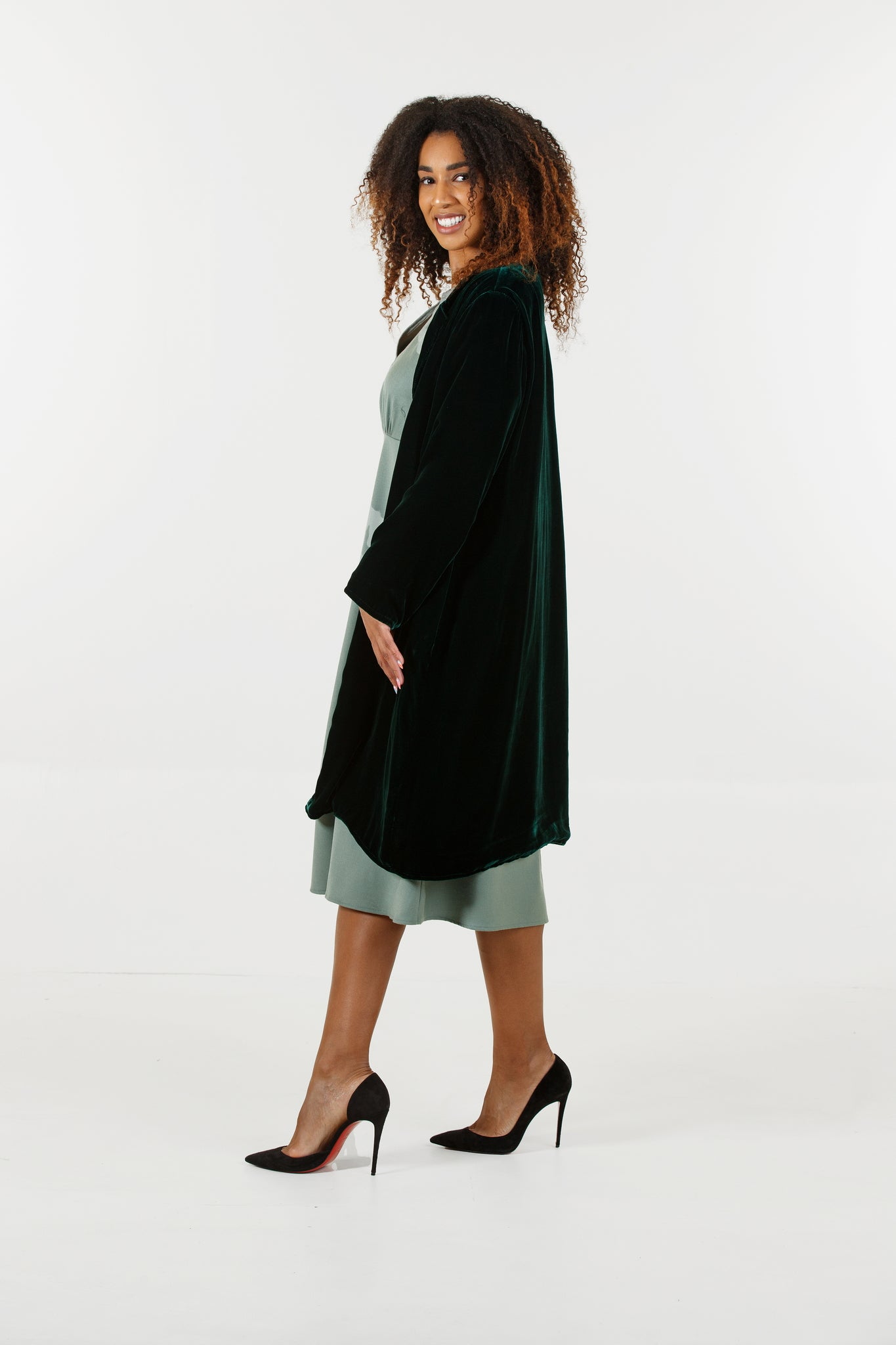 Brooklyn Velvet Coat