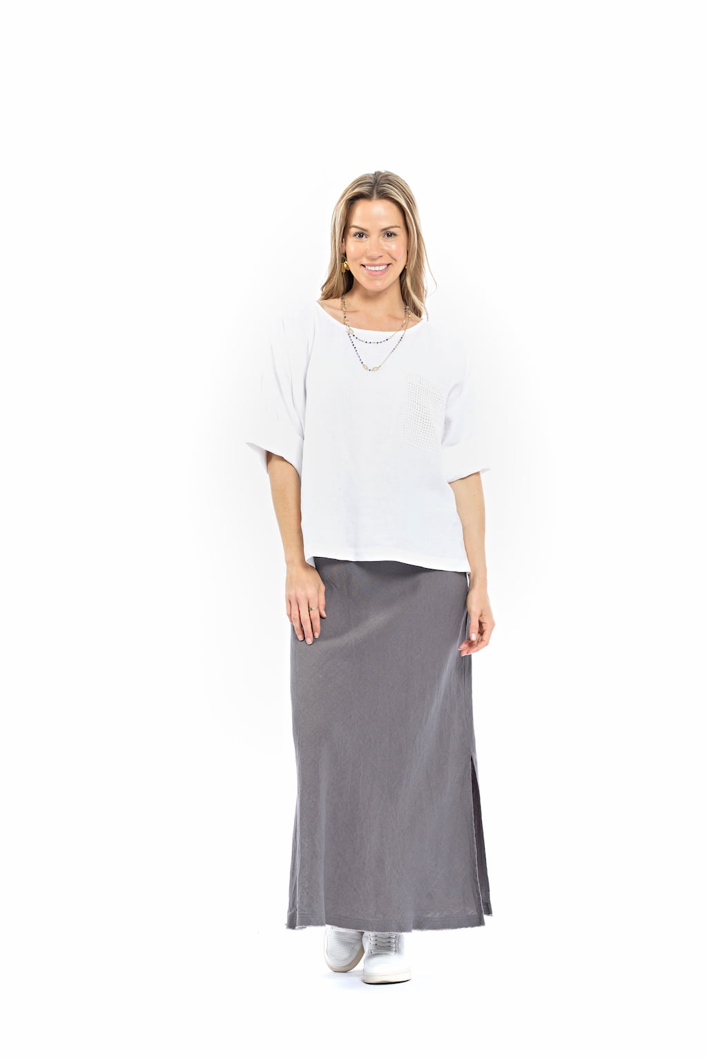 Lyon Linen Skirt