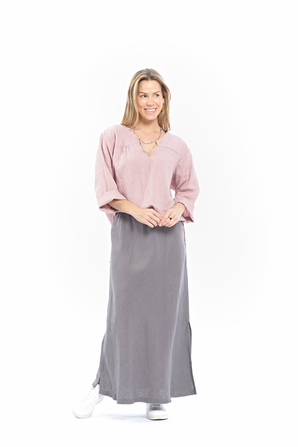 Lyon Linen Skirt