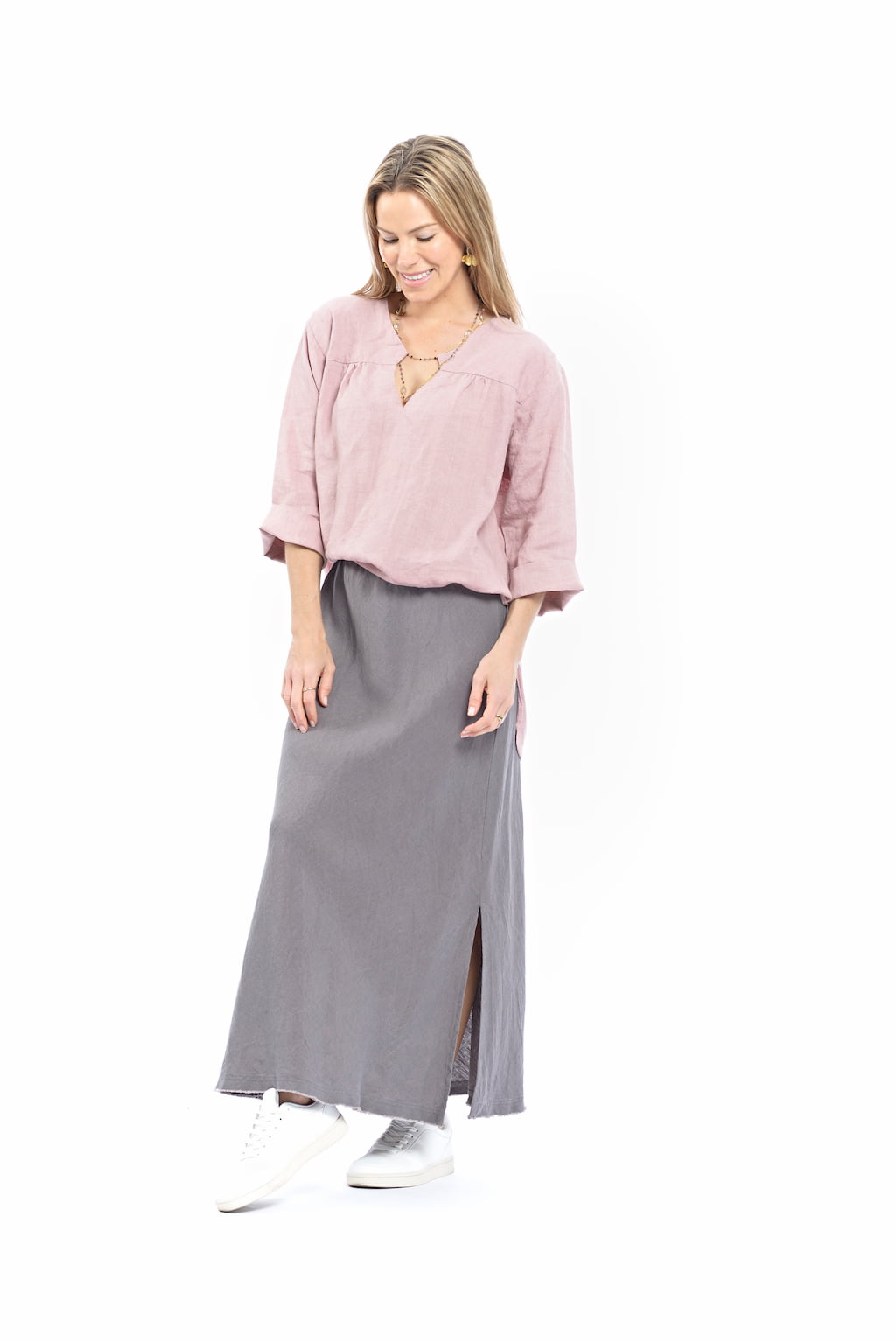 Lyon Linen Skirt
