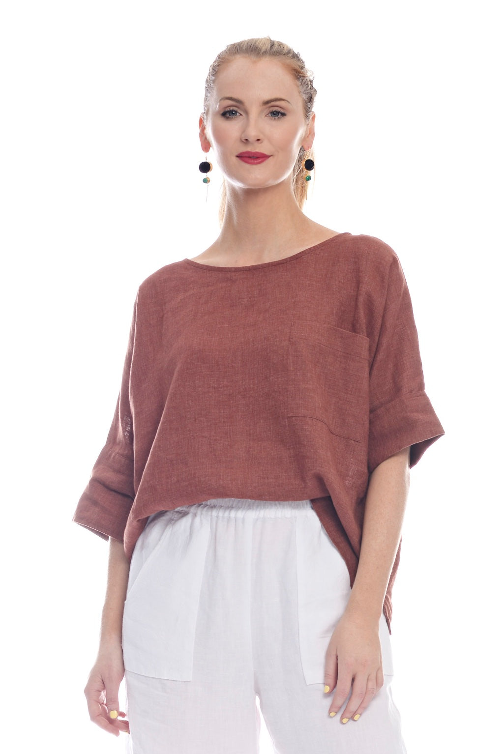 Madison Linen Top