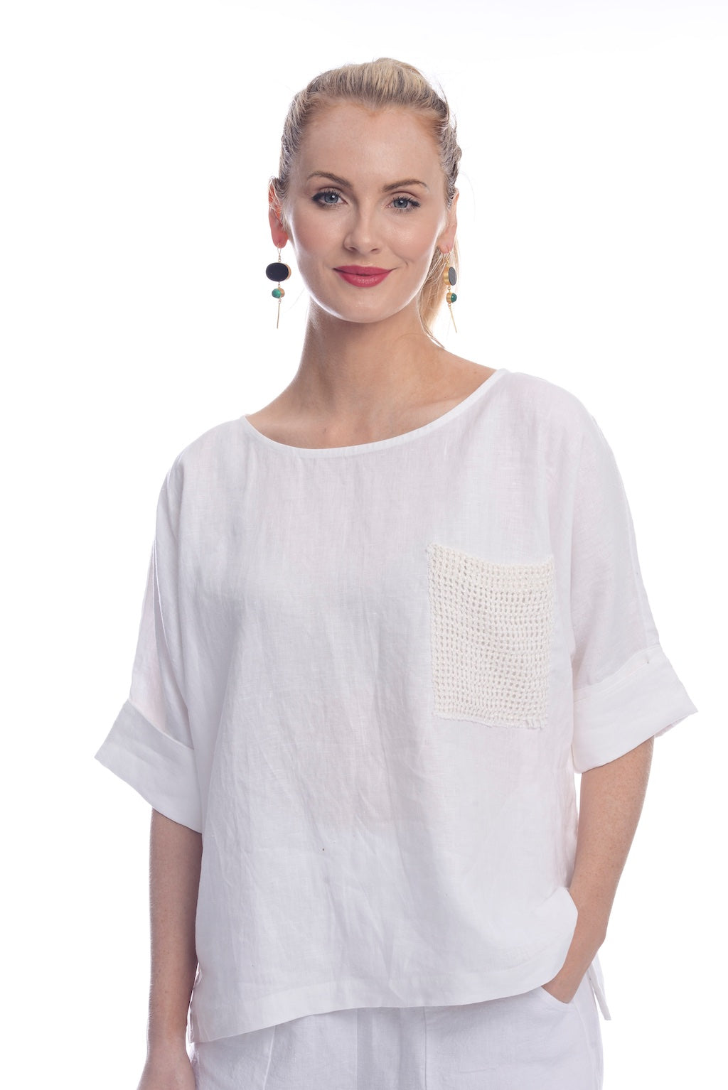 Madison Linen Top