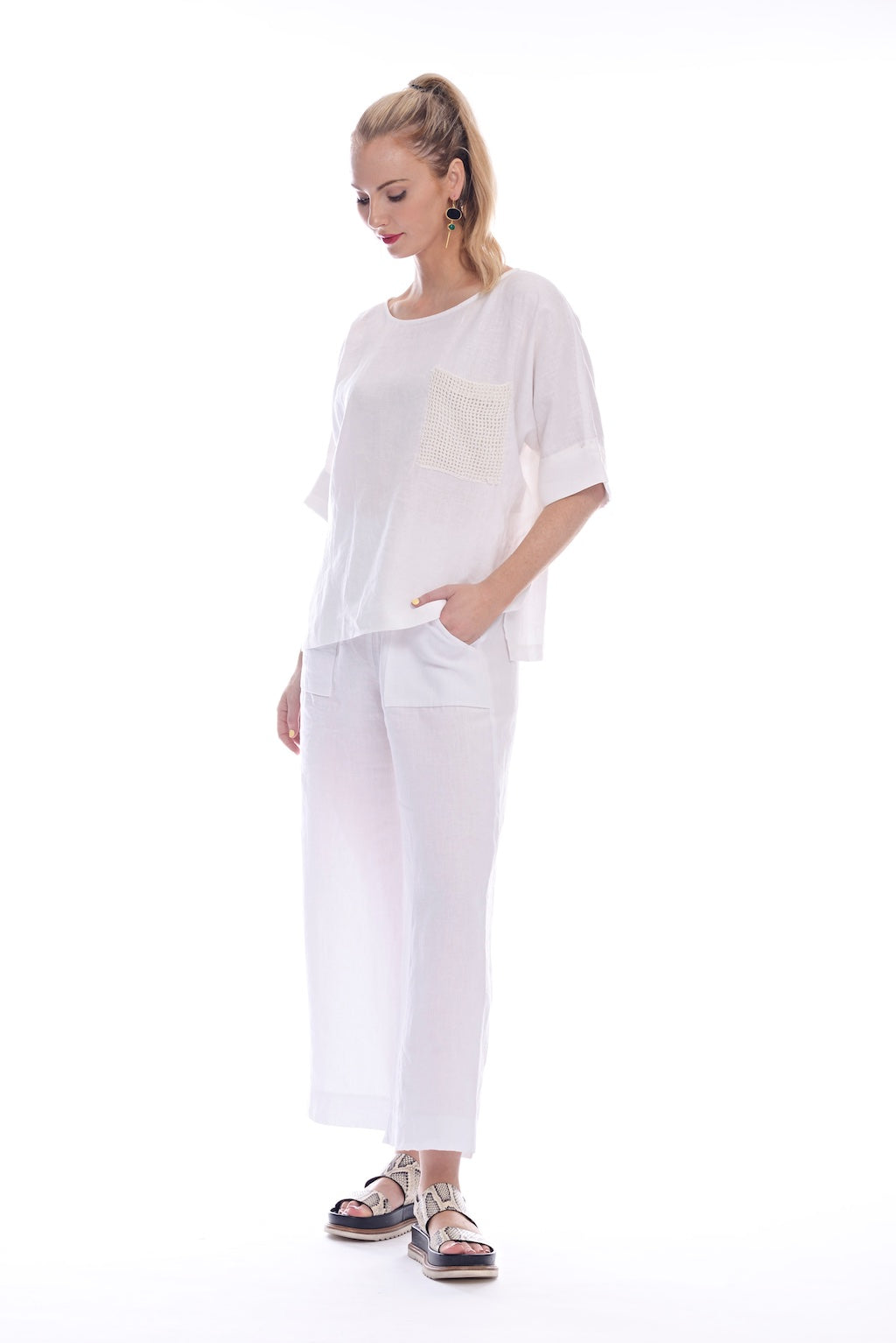 Madison Linen Top