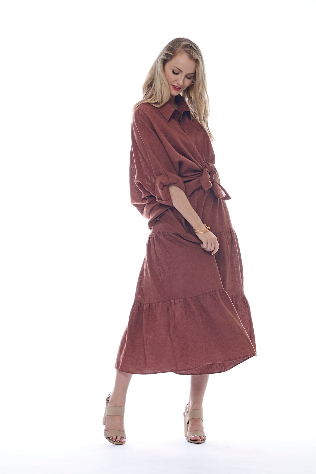 Santa Fe Linen Skirt